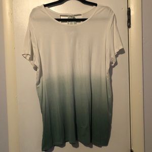 Torrid tie back ombré super soft t shirt